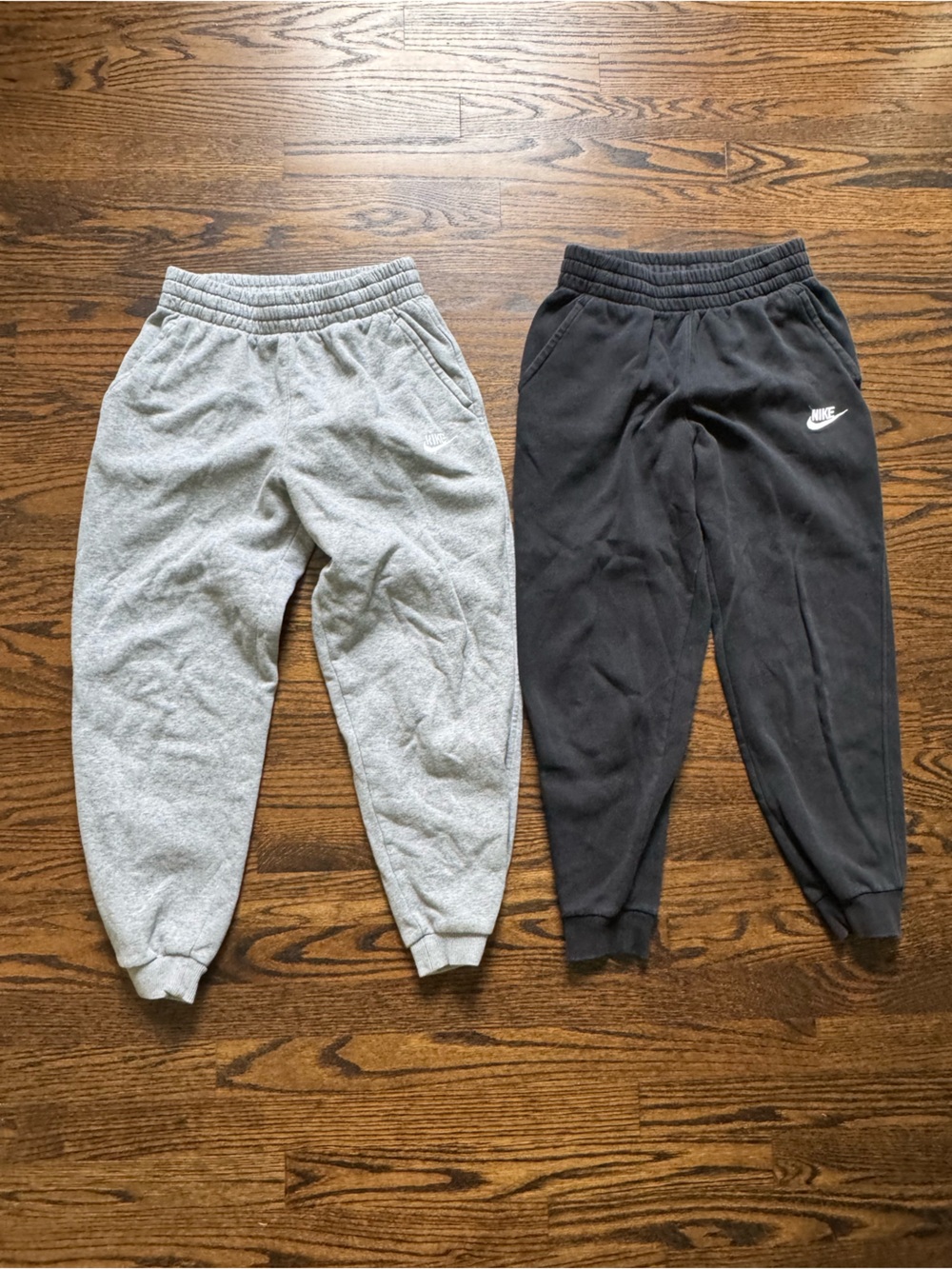 Nike Kids Black & Heather Gray Jogger Sweatpants - 2-Pack